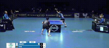 一场3-2险胜！樊振东今晨出战欧冠比赛，苦战5局，打败西蒙高茨